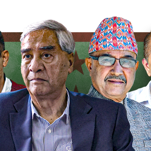 सभापति र दुई महामन्त्री छलफल गर्दै, देउवासँग आज पनि कार्यवाहक