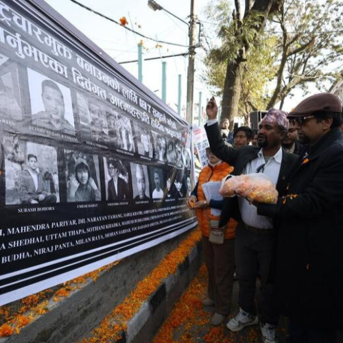 जेनजी सहिदको सम्झना तस्बिरहरु माइतीघरमा