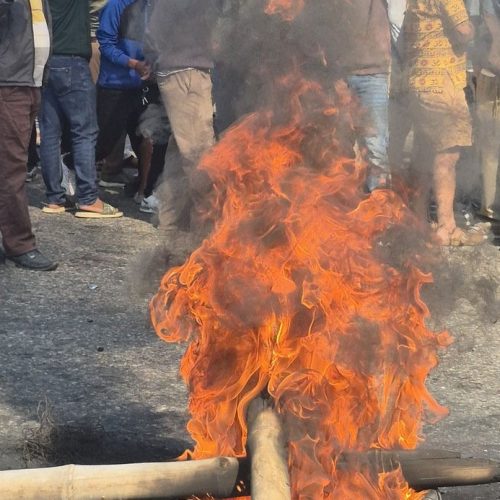 सिमराको बारामा आज पनि जेन्जीहरू आन्दोलनरत छन्।