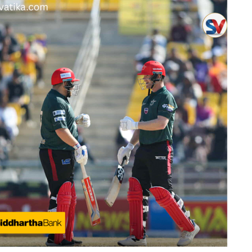 पोखराले लुम्बिनीलाई दियो १५१ रनको लक्ष्य, रोसिङ्गटन र नीशमको अर्धशतकमा