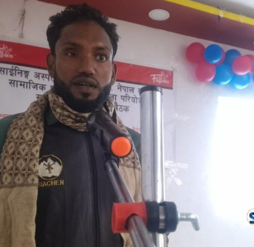 कुष्ठरोग प्रभावित व्यक्तिहरू समुदायमा चेतना जगाउँदै