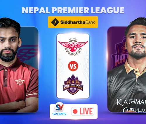 पोखराले टस जितेर काठमान्डुविरुद्ध बलिङ गर्दै : एनपीएल