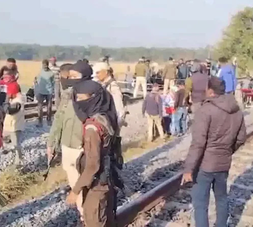 ८ हात्तीको मृत्यु, रेलका ५ डिब्बा ट्र्याकबाहिर : असममा रेलसँग हात्तीको बथान ठोक्कियो
