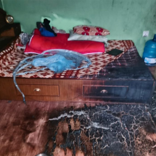 ससुरा घाइते, सिन्धुलीमा भान्सा कोठामा आगलागी हुँदा बुहारीको मृत्यु