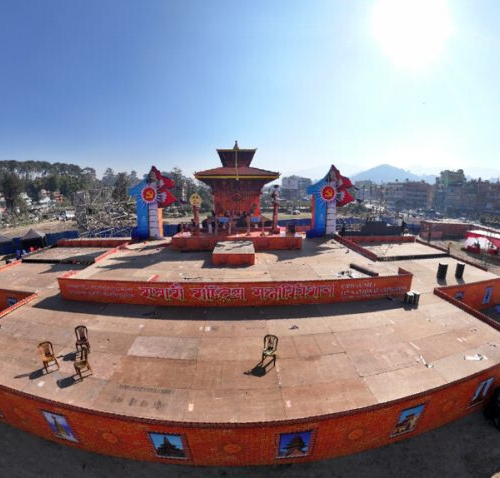 सर्भिस लेनबाट जुलुस : जगाती र गठ्ठाघरमा पार्किङ,एमाले महाधिवेशन उदघाटन तयारी