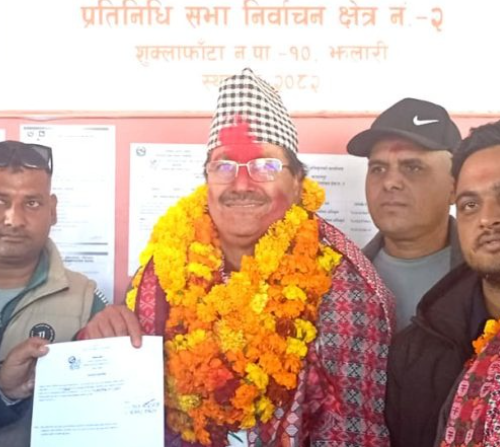  उम्मेदवारी दर्ता गरे एनपी साउदले – कञ्चनपुर-२ मा