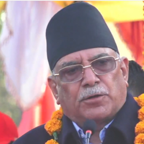 रुकुमका जनता भगौडाको पछि लागेनन् – जनार्दनको नामै लिएर प्रचण्डले भने