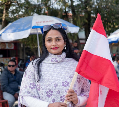 यस्तो छ रुट – विशेष महाधिवेशन उद्घाटनअघि जुलुस निकाल्दै कांग्रेस