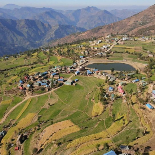 मनमोहक रुकुम पश्चिमको साँख गाउँ (तस्वीरहरू)