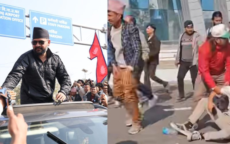 बालेन समर्थक गाडीबाट खस्दा ५ जना घाइते – नेपालगञ्जमा