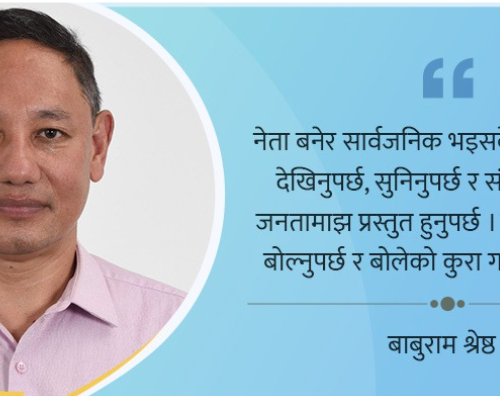 योग्य व्यक्तिलाई जिताऔं, चुनावलाई चटक नबनाऔं