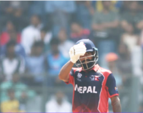 वेस्ट इन्डिजविरुद्ध बनायो १३३ रन दीपेन्द्रको अर्धशतकमा नेपालले : टी-२० विश्वकप 