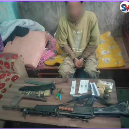 इन्सास राइफल र गोलीसहित एक जना पक्राउ भक्तपुरको भुम्डोलबाट