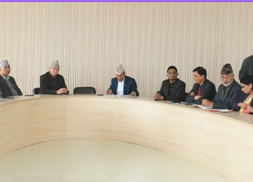 बैठक जारी एमाले सचिवालयको