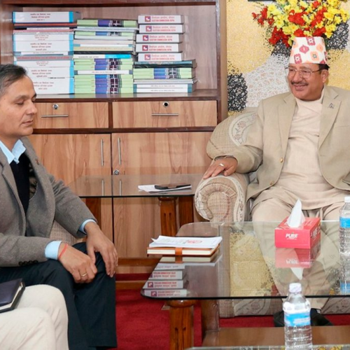 प्रमुख निर्वाचन आयुक्तबिच छलफल – निर्वाचनको तयारीबारे गृहमन्त्री अर्याल र कावा
