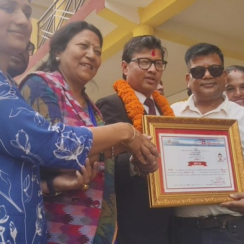 रास्वपाका लेखजंग ५० हजार मतान्तरले विजयी – रुपन्देही-३ मा