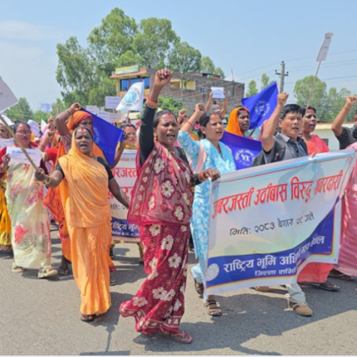 हाम्रो मतले बनेको सरकारले हाम्रै घर भत्काउँछु भन्छ – त्रासमा सिरहाका सुकुमवासी