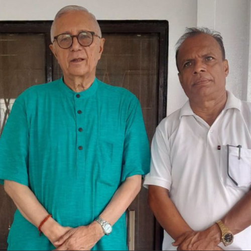 शेखर कोइराला  र कांग्रेस महामन्त्री घिमिरेबीच भेटवार्ता