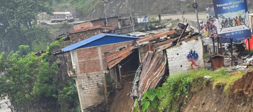 बाढीले ४ घरमा क्षति, धादिङको चिरौदीमा